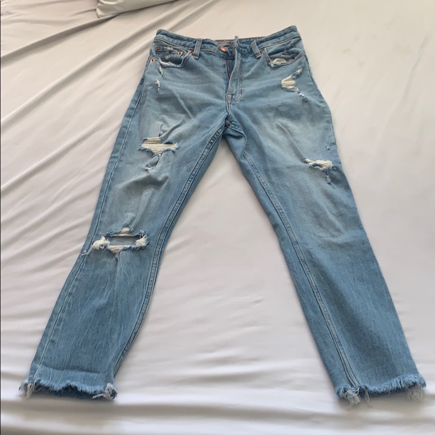 Abercrombie Fitchhigh Rise Skinny Jean Destroyed Abercrombie Fitchhigh Rise Skinny Jean Destroyed